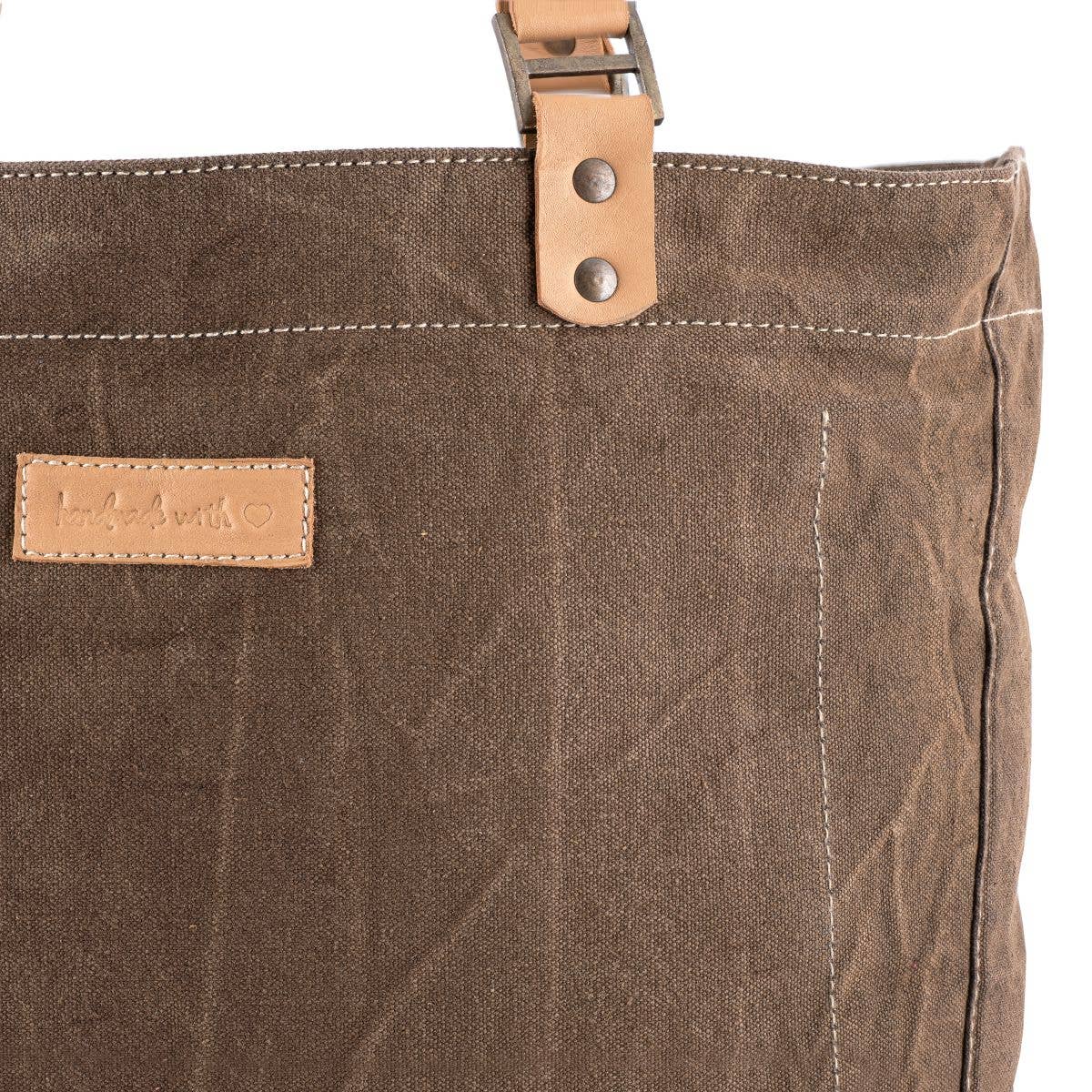 Rootline Tote - Dark Taupe