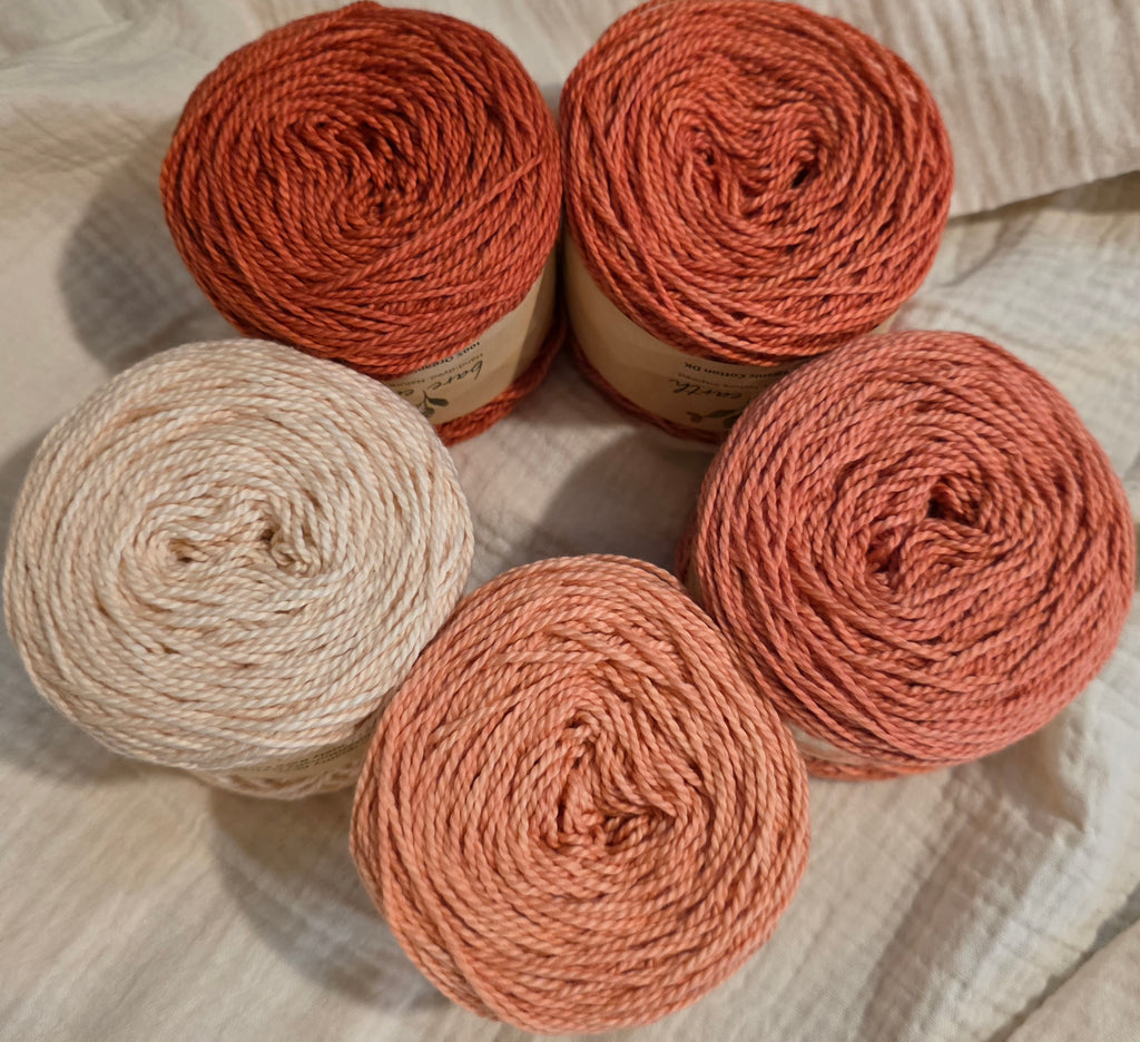 Aurelia - organic cotton in DK and worsted weights