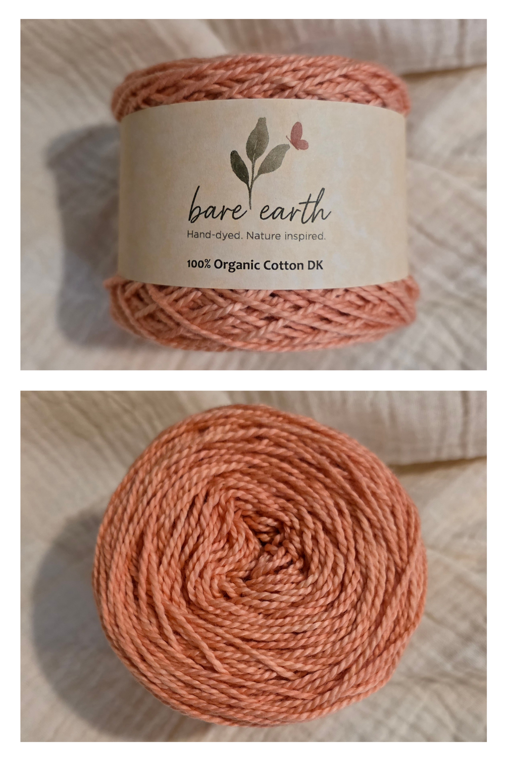 Aurelia - organic cotton in DK and worsted weights