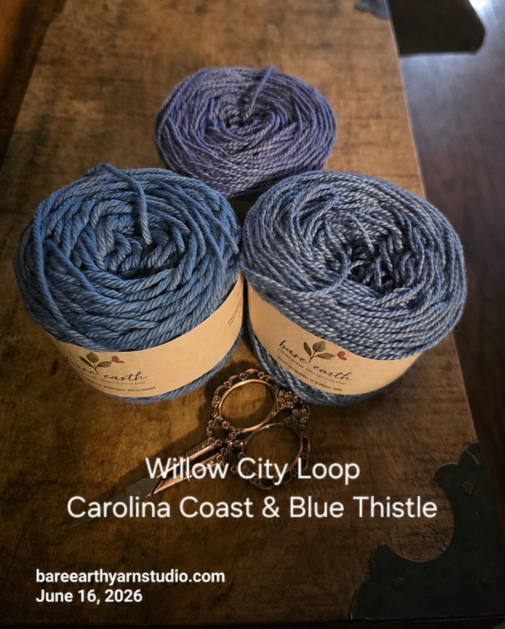 Carolina Coast - organic cotton in DK & worsted weights