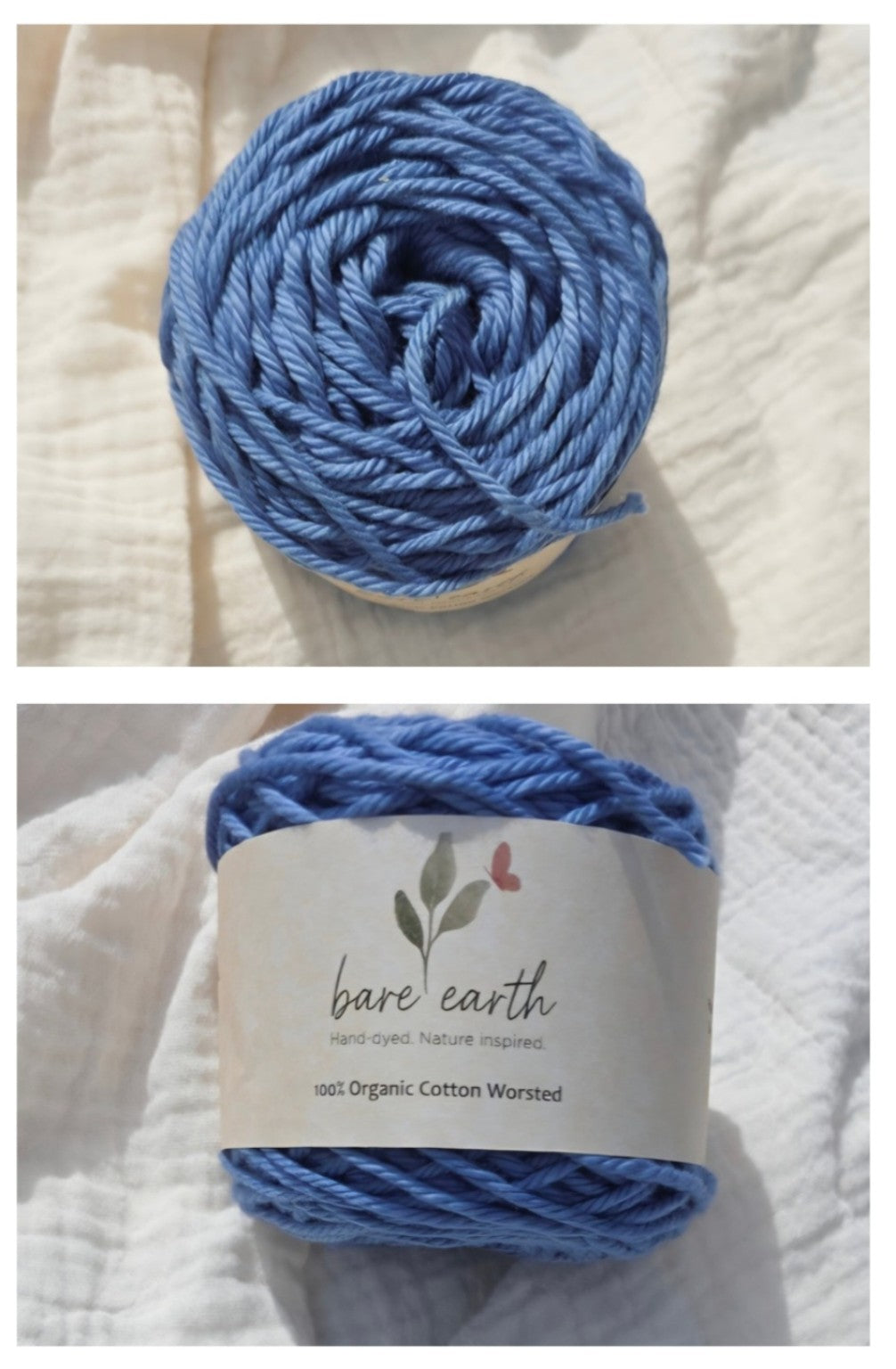 Carolina Coast - organic cotton in DK & worsted weights