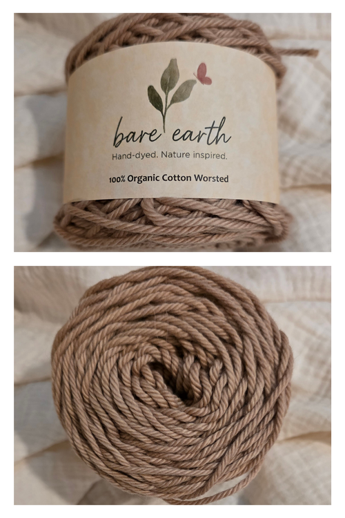 Dromedary - organic cotton in DK & worsted weights