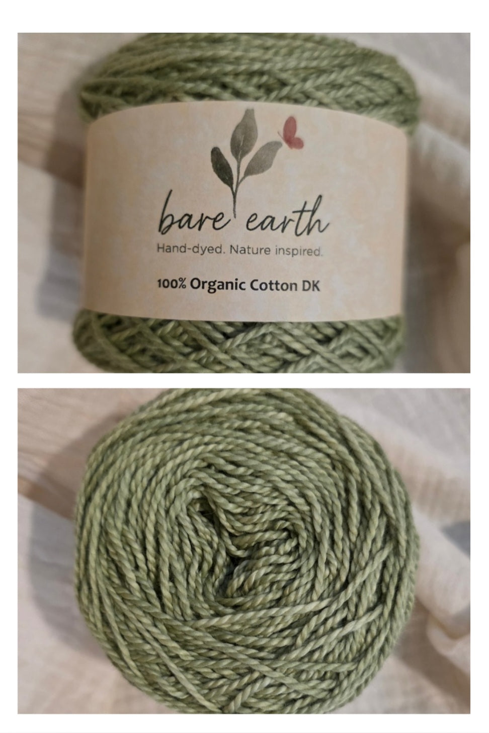 Meadow Song - organic cotton in DK and worsted weights