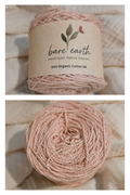 Rose Kissed - organic cotton in DK & worsted weights