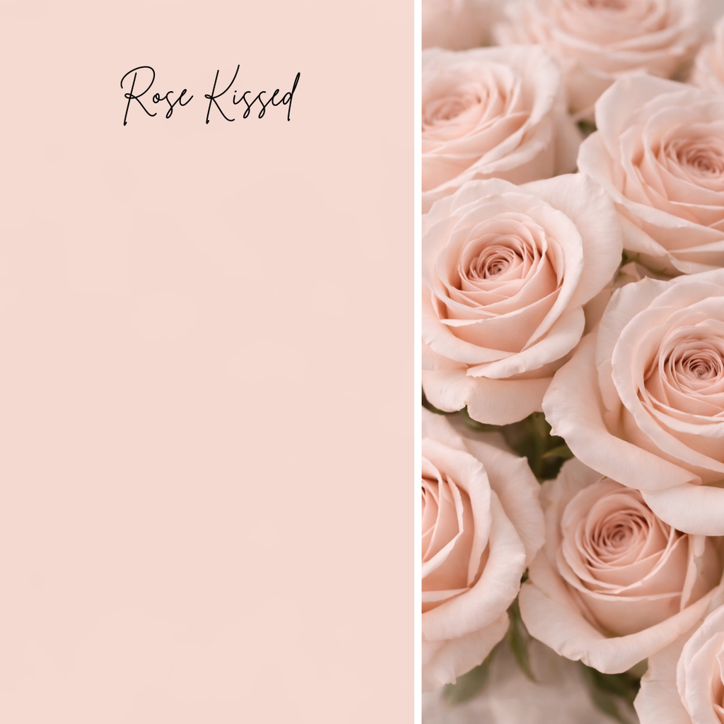 Rose Kissed - organic cotton in DK & worsted weights