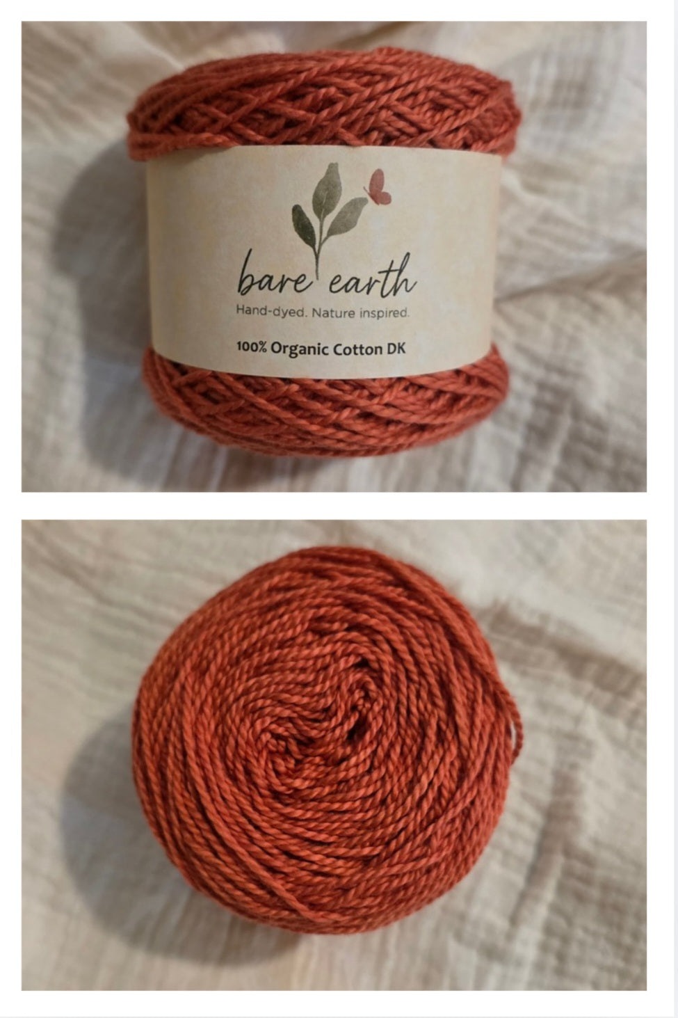 Sunfire - organic cotton in DK and worsted weights